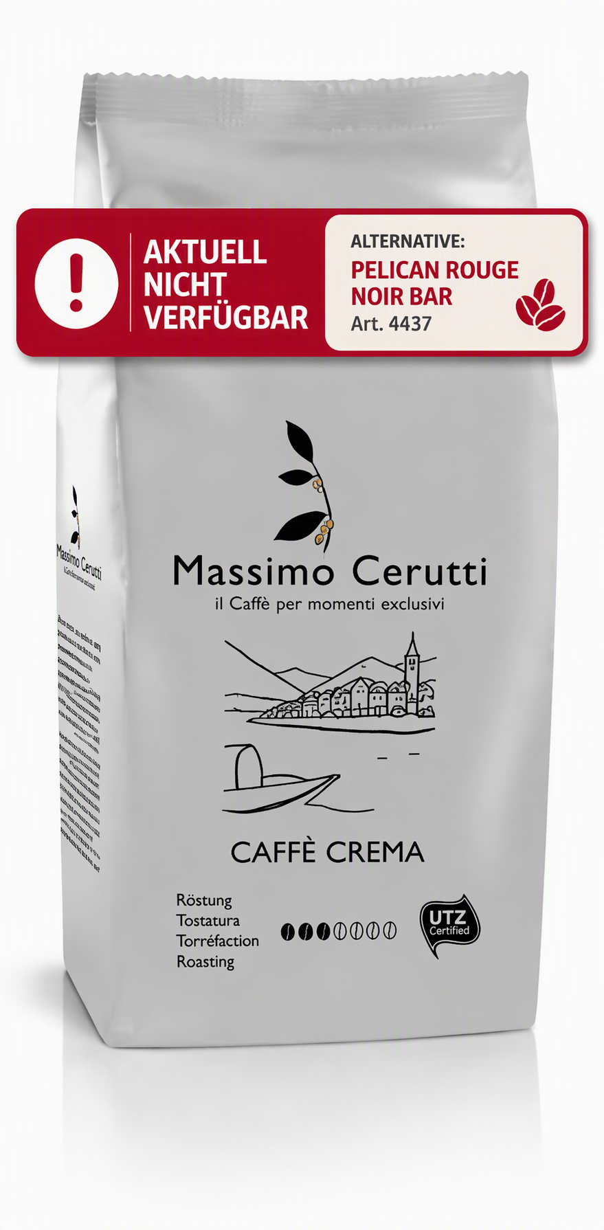 Massimo Cerutti Caffè UTZ 1kg (remplace 8892)