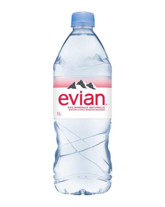 Evian natürliches Mineralwasser 1L
