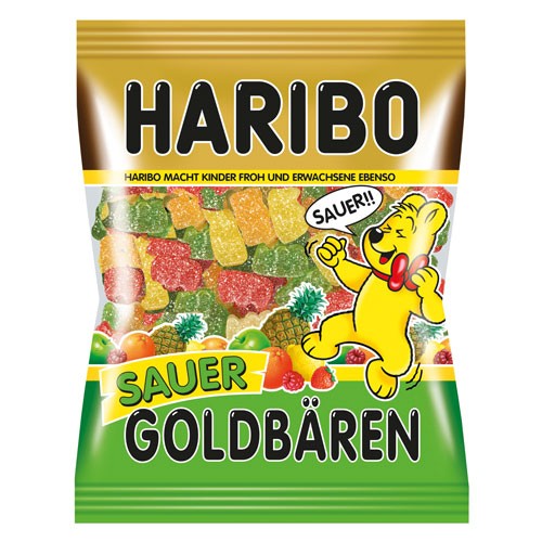 Haribo orsi d'oro agri sacchetto 100g