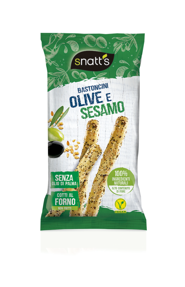 Snatt's Bastoncini Olive Sesam, 32g