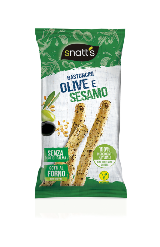 Snatt's Bastoncini Olive Sesam, 32g