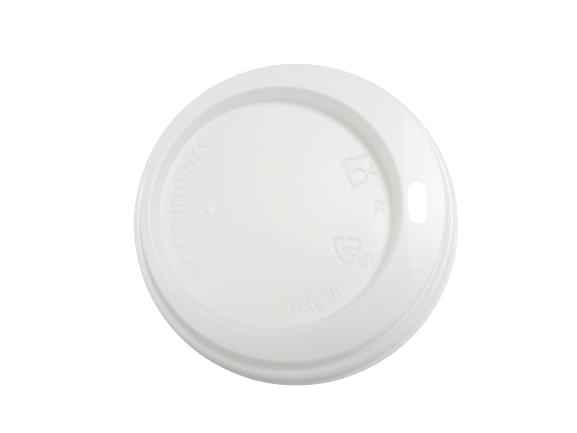 Becherdeckel weiss 90mm