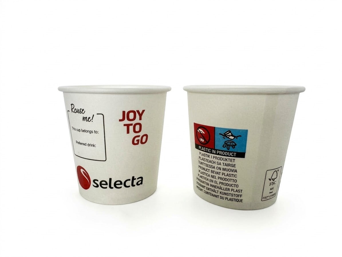 Bicchieri di carta Selecta 1.0 dl (25x80)