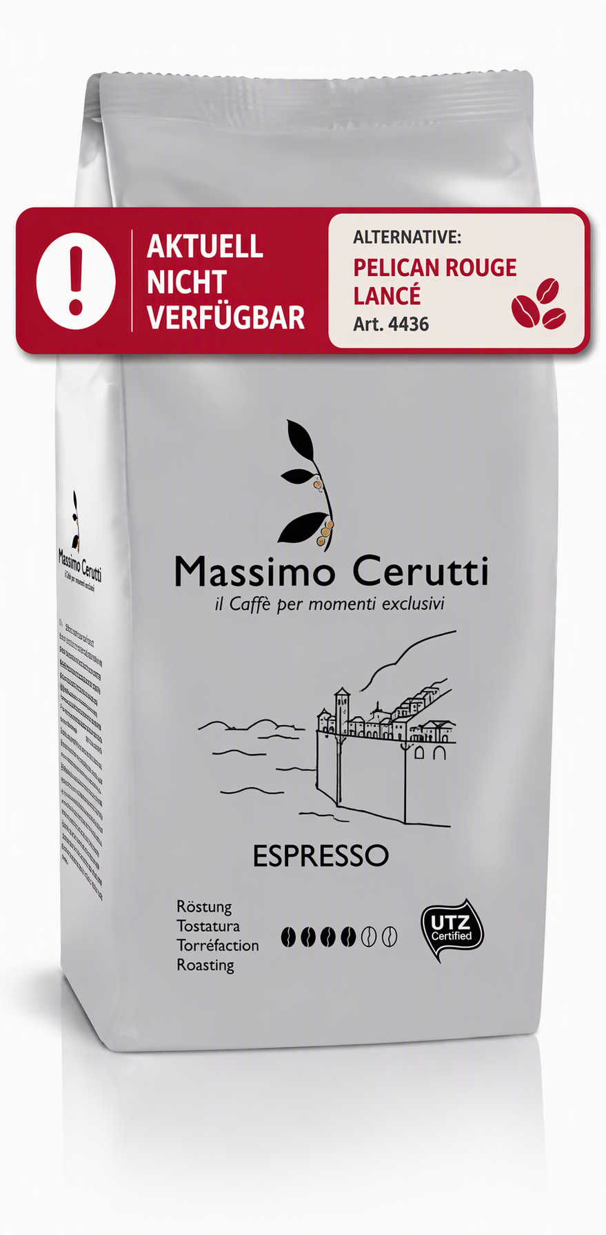Massimo Cerutti Espresso UTZ (remplace 8893) - actuellement en vente