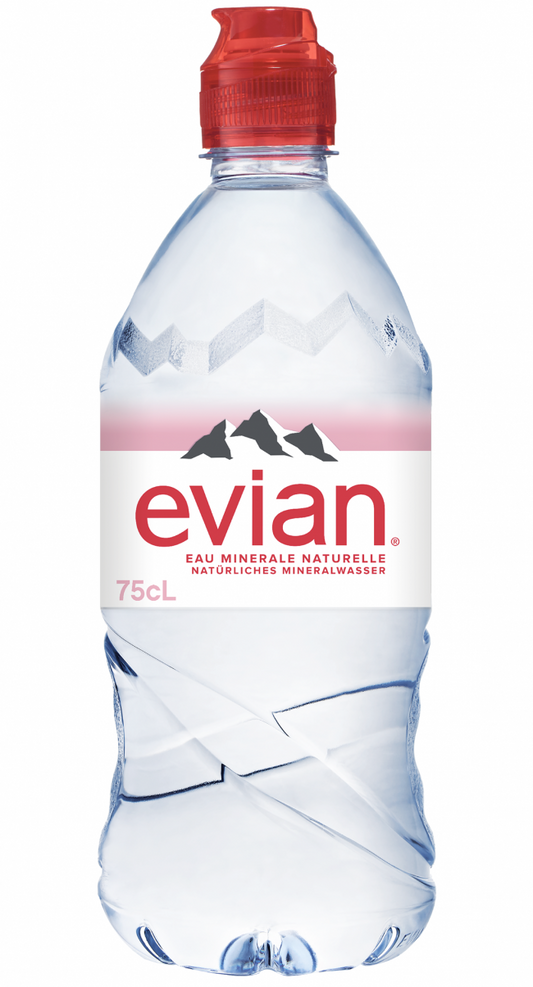 Evian, Sportscap 75cl PET