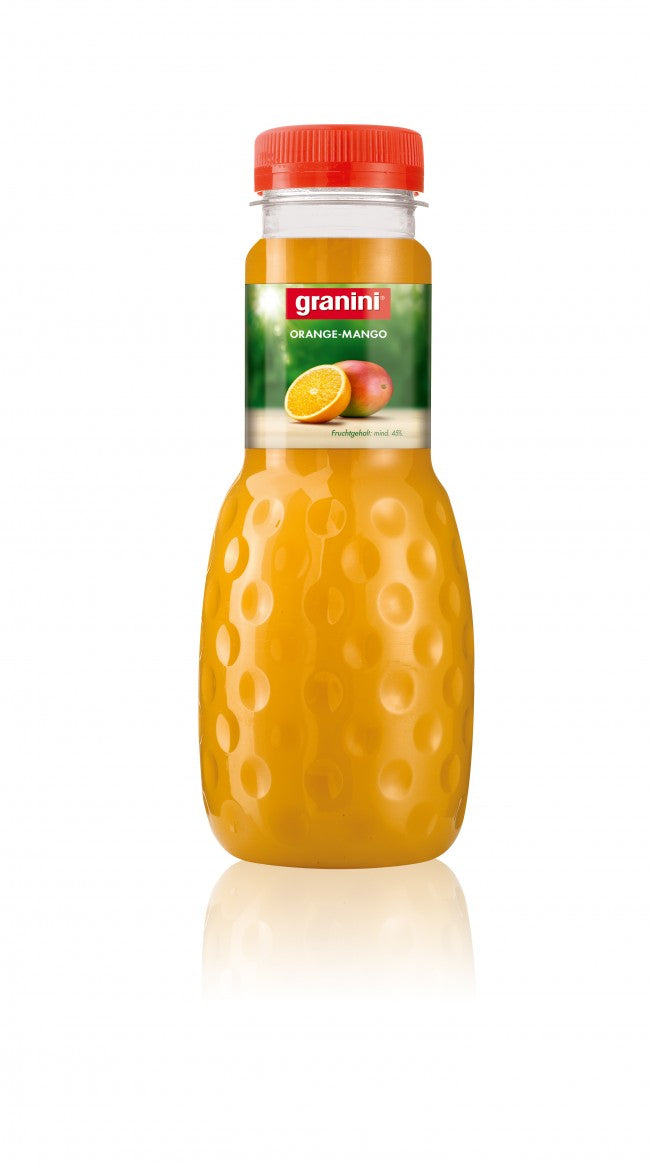 Nectar d'orange et de mangue Granini, 330ml PET