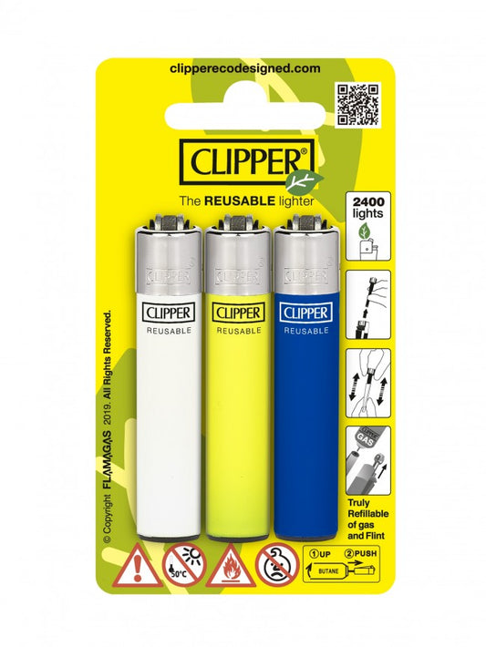 Clipper Feuerzeug 3er CP21 RH