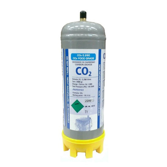 CO2 Einwegflasche für Maggiore und Trevi