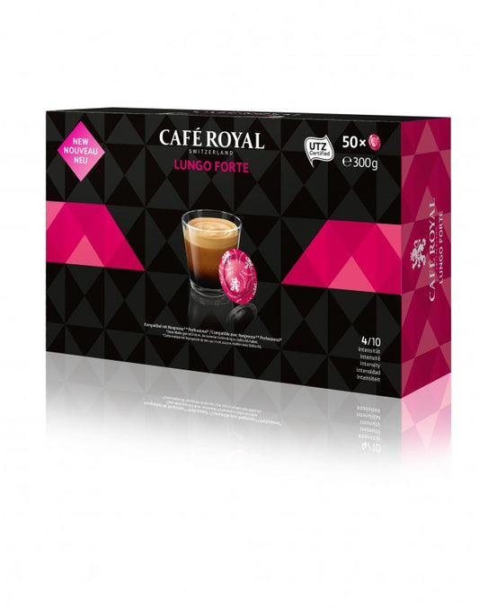50 Capsules Café Lungo bio - compatible Nespresso® Pro - Café Royal