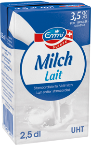 Milch UHT 3,5% Fett, 250ml