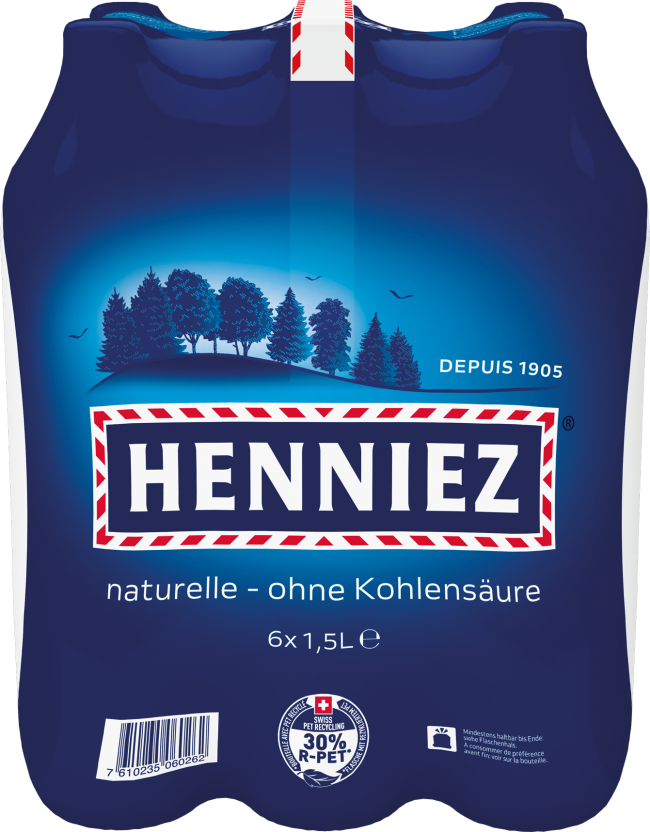 Henniez blu, 1.5 l (liscia)